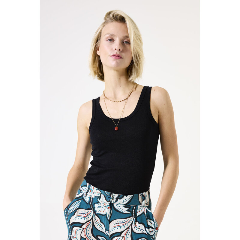 GARCIA GARCIA 25H CAMI BLACK BRILLANT