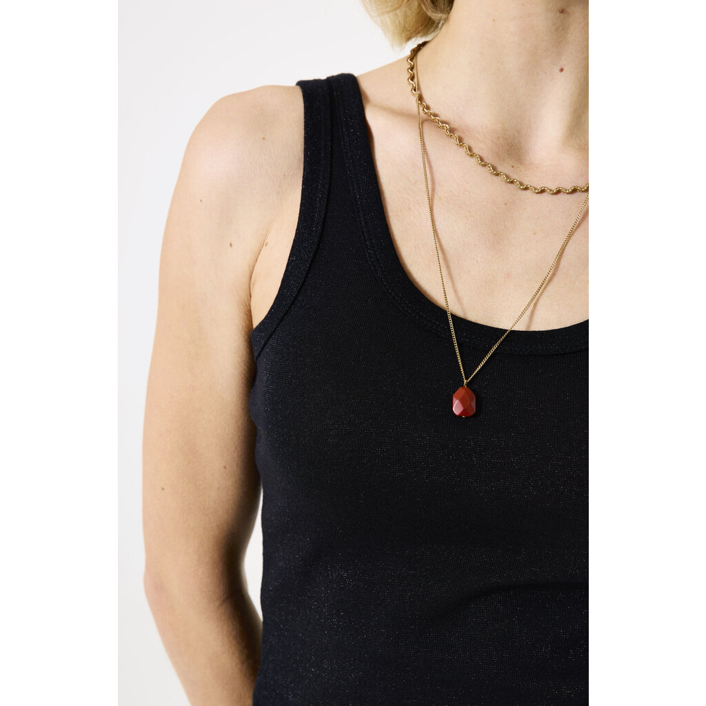 GARCIA GARCIA 25H CAMI BLACK BRILLANT