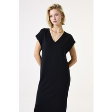 GARCIA GARCIA 25H ROBE M COURTES COL ET DOS EN V BLACK