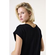 GARCIA GARCIA 25H ROBE M COURTES COL ET DOS EN V BLACK