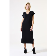 GARCIA GARCIA 25H ROBE M COURTES COL ET DOS EN V BLACK
