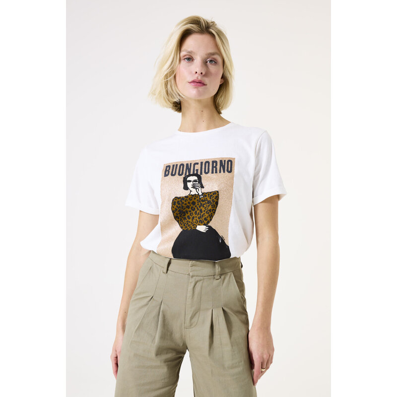 GARCIA GARCIA 25H TSHIRT BUONGIORNO ECRU