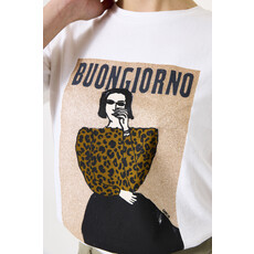 GARCIA GARCIA 25H TSHIRT BUONGIORNO ECRU