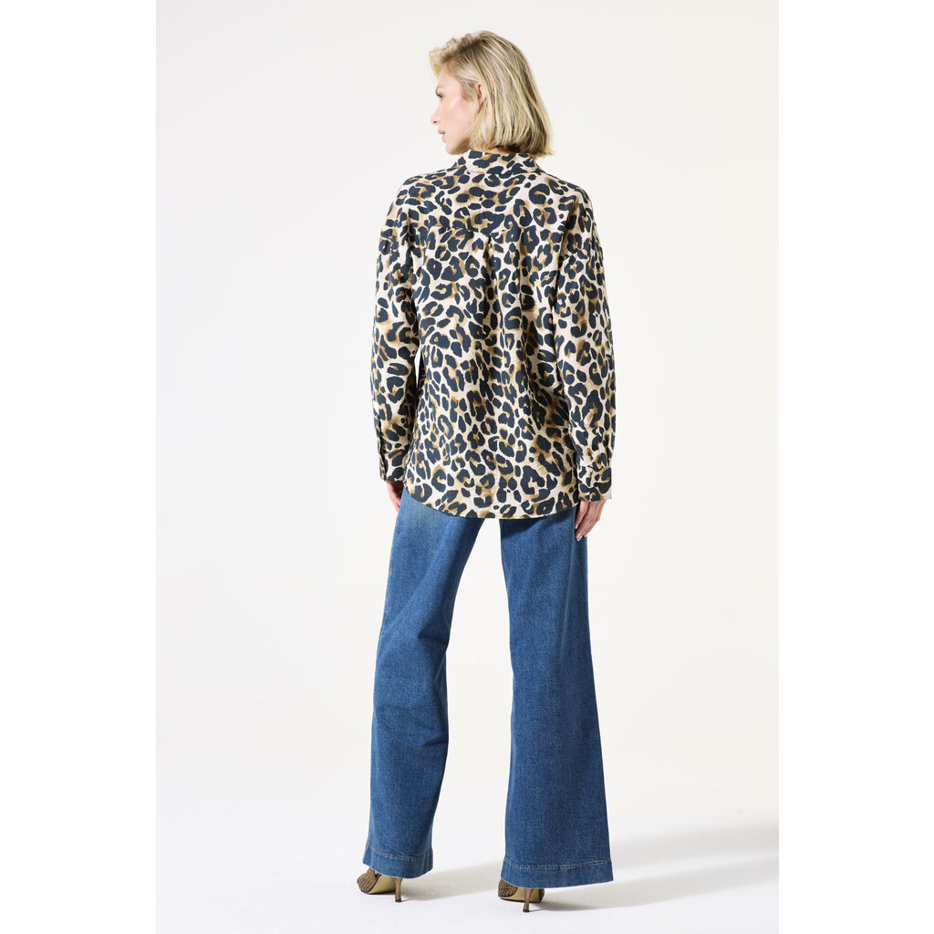 GARCIA GARCIA 25H CHEMISE ANIMAL ALMOND