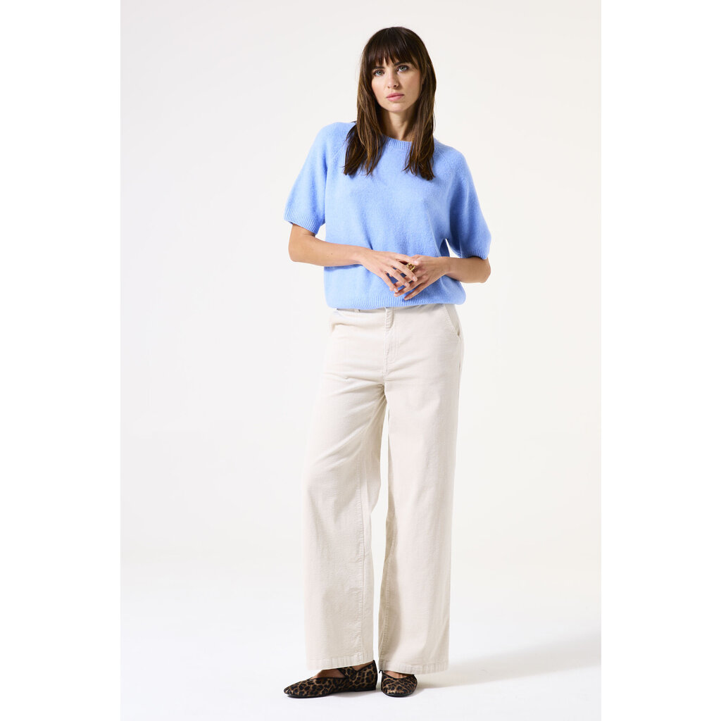 GARCIA GARCIA 25H PANTALON EVASE CORDUROY WHITECAP