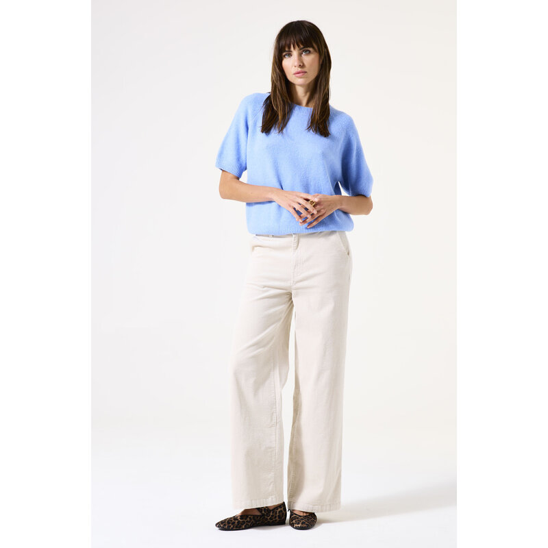 GARCIA GARCIA 25H PANTALON EVASE CORDUROY WHITECAP