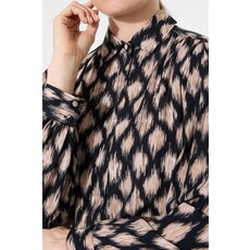 GARCIA GARCIA 25H CHEMISE M BOUFFANTES MOTIFS BLACK