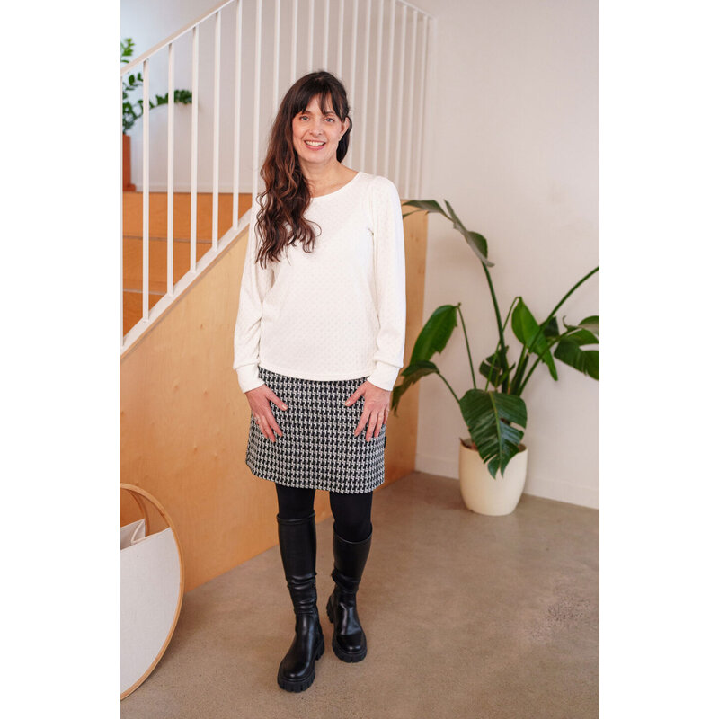 RIEN NE SE PERD TOUT SE CREE RIEN NE SE PERD 25H CHANDAIL CAMARINE IVOIRE