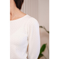 RIEN NE SE PERD TOUT SE CREE RIEN NE SE PERD 25H CHANDAIL CAMARINE IVOIRE