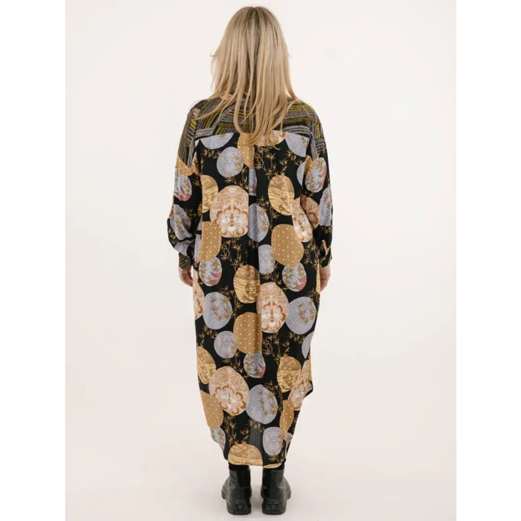 SHANNON PASSERO SHANNON PASSERO 25H ROBE CHEMISIER DAVINA ASIA PRINT MIX