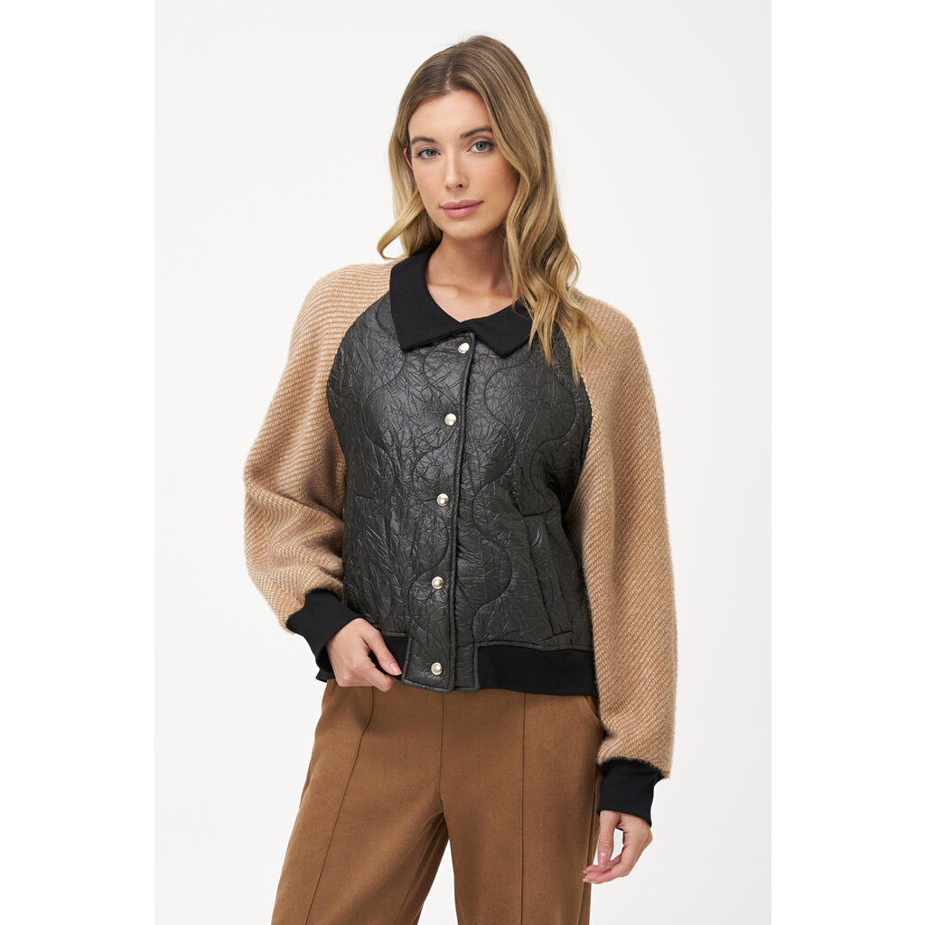 M MADE IN ITALY M MADE IN ITALY 25H JACKET TRICOT BISCOTI COMBO