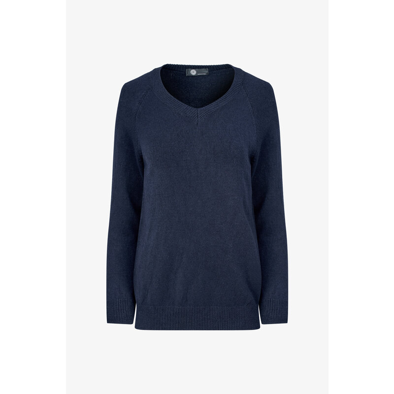 M MADE IN ITALY M MADE IN ITALY 25H CHANDAIL TRICOT COL V NAVY