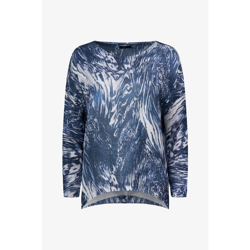 M MADE IN ITALY M MADE IN ITALY 25H CHANDAIL TRICOT NAVY FOSSIL