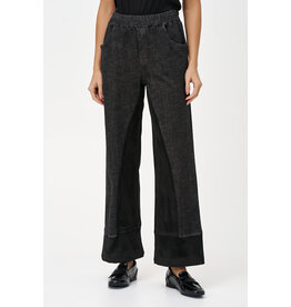 M MADE IN ITALY M MADE IN ITALY 25H PANTALON WOVEN BLACK DENIM