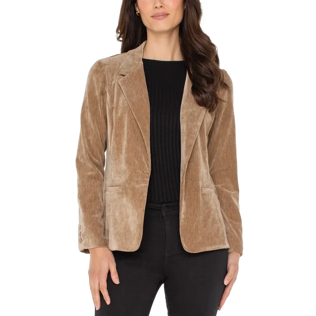 LIVERPOOL LIVERPOOL 25H FITTED BLAZER HARVEST KHAKI