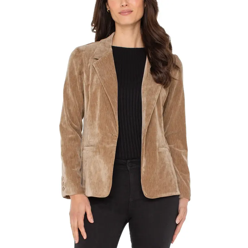 LIVERPOOL LIVERPOOL 25H FITTED BLAZER HARVEST KHAKI