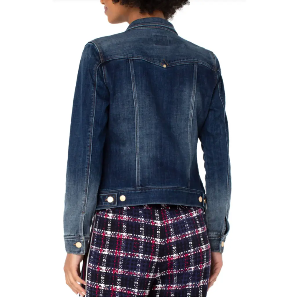 LIVERPOOL LIVERPOOL 25H CLASSIC JEAN JACKET GRO-GLENROCK