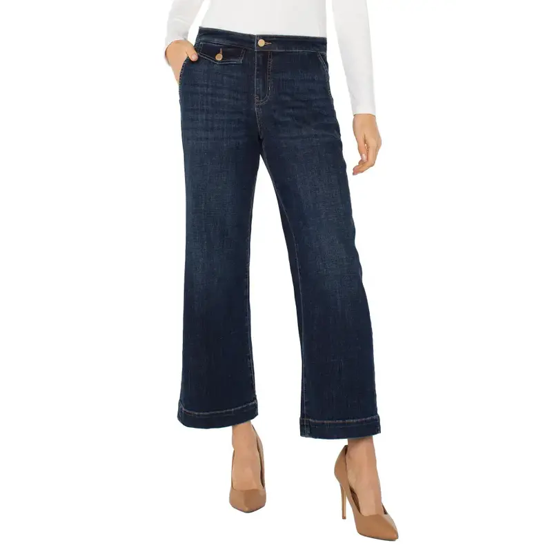 LIVERPOOL LIVERPOOL 25H JEANS STRIDE WIDE LEG 27'' ALBANY