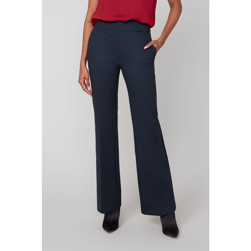 RENUAR RENUAR 25H PANTALON PULL ON JAMBES EVASEES NAVY