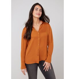 RENUAR RENUAR 25H BLOUSE M LONGUES SATINEE BRONZE