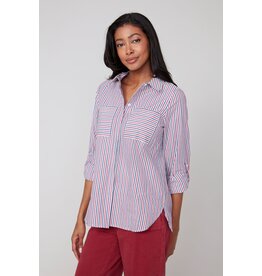 RENUAR RENUAR 25H CHEMISE M LONGUES RAYURES PORTO COMBO