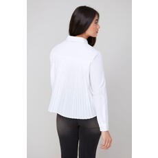 RENUAR RENUAR 25H BLOUSE M LONGUES CRAVATE WHITE