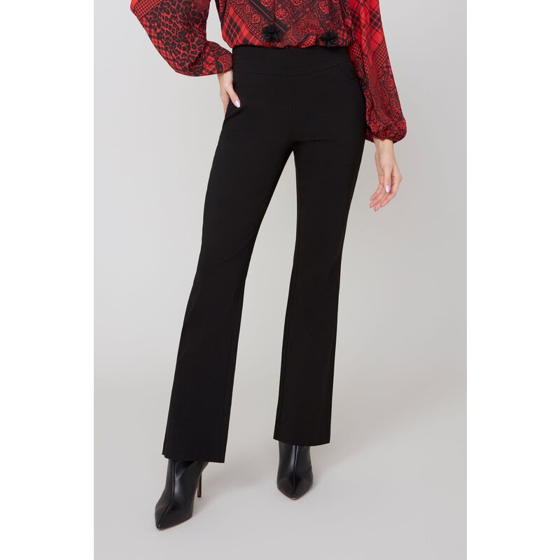 RENUAR RENUAR 25H PANTALON PULL ON BOOTCUT BLACK