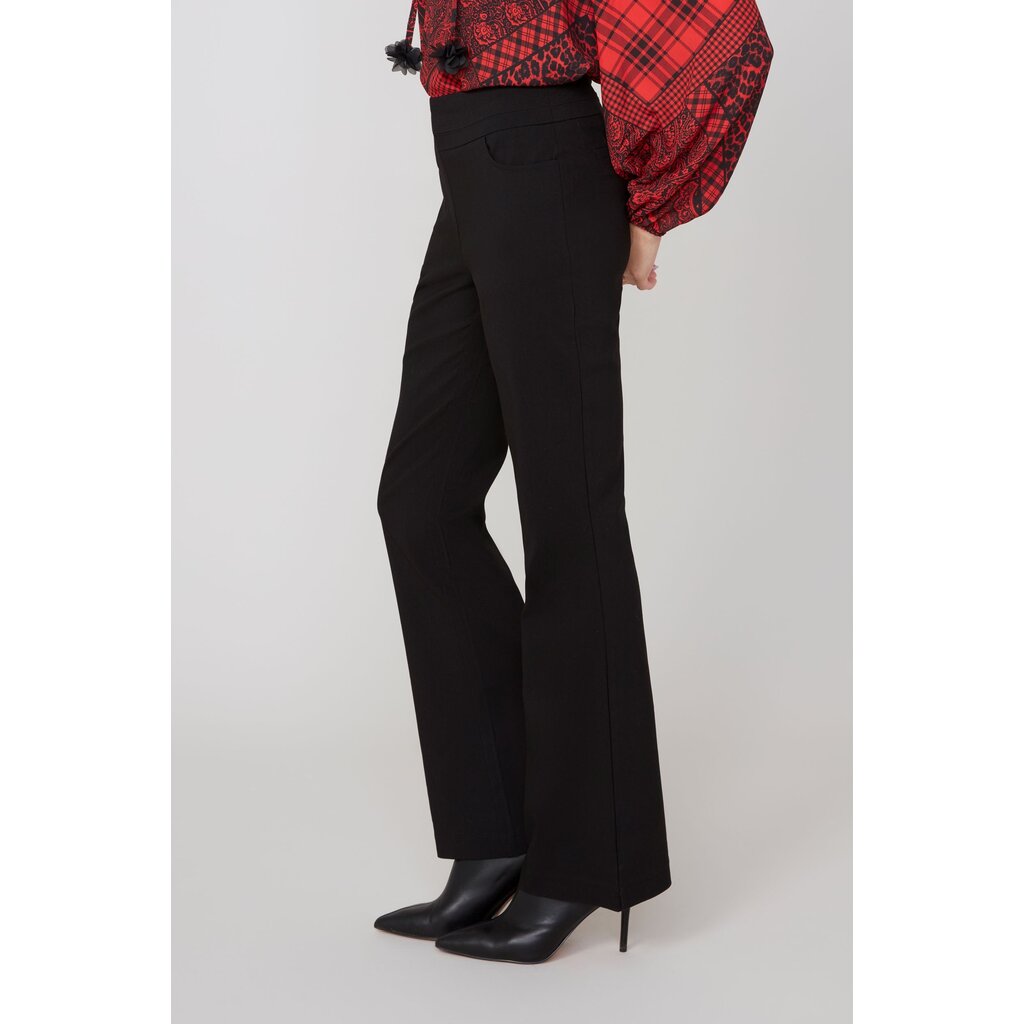 RENUAR RENUAR 25H PANTALON PULL ON BOOTCUT BLACK