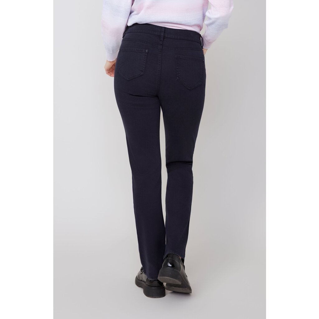 RENUAR RENUAR 25H PANTALON SLIM TENCEL BLACK