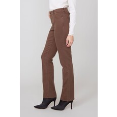 RENUAR RENUAR 25H PANTALON SLIM TENCEL CHOCOLATE