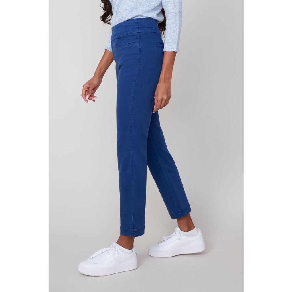 RENUAR RENUAR 25H PANTALON PULL ON ANKLE TENCEL OXFORD