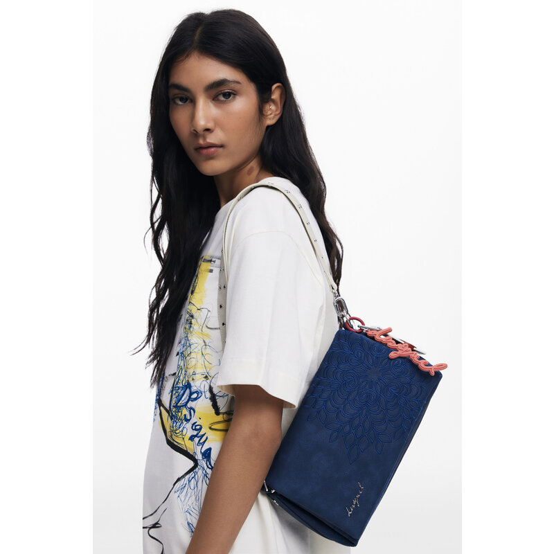 DESIGUAL DESIGUAL 25H SAC SIERRA NARON MEDIUM FLAP BLUE