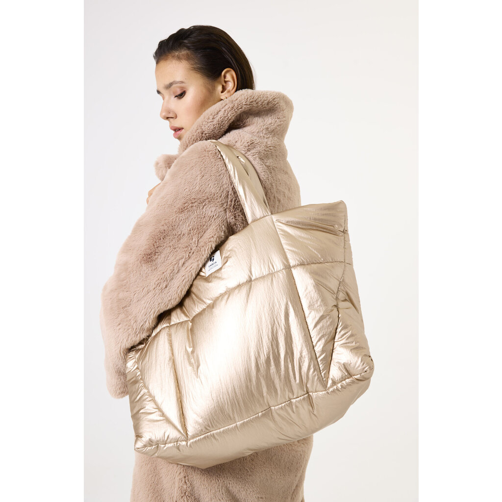 GARCIA GARCIA 25H SAC MATELASSE BEIGE GOLD