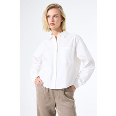 GARCIA GARCIA 25H CHEMISE CROP M LONGUES OFFWHITE