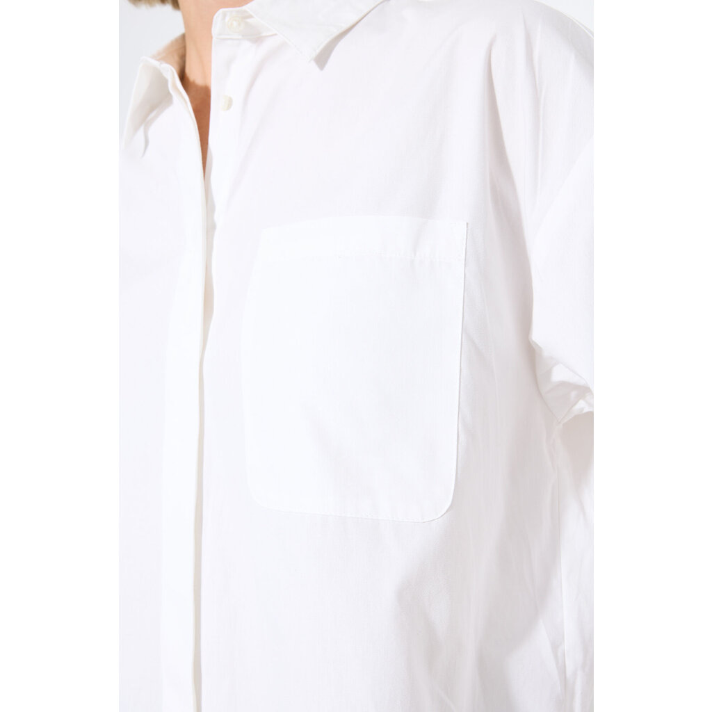 GARCIA GARCIA 25H CHEMISE CROP M LONGUES OFFWHITE