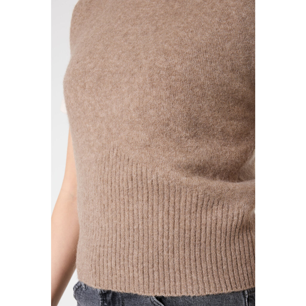 GARCIA GARCIA 25H DEBARDEUR TRICOT DOUX TAUPE