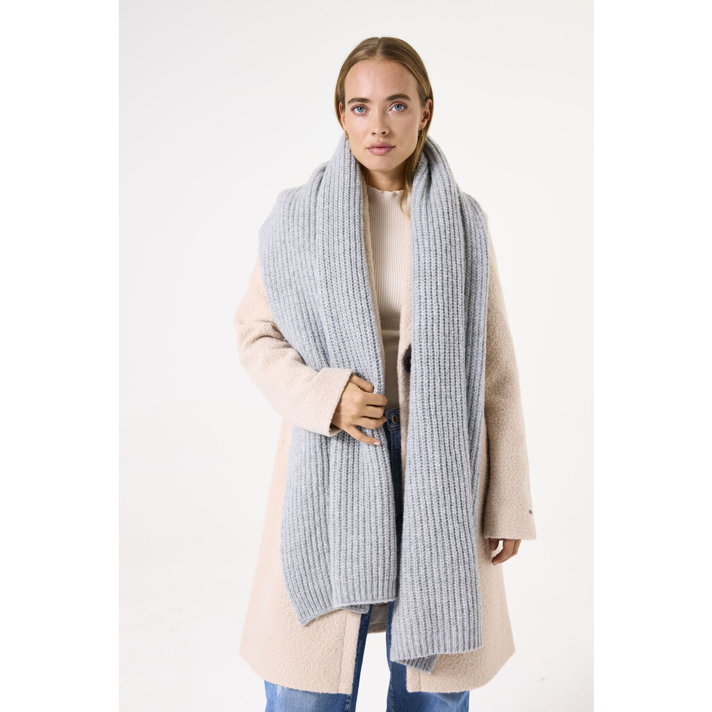 GARCIA GARCIA 25H FOULARD TRICOT GREY MELEE