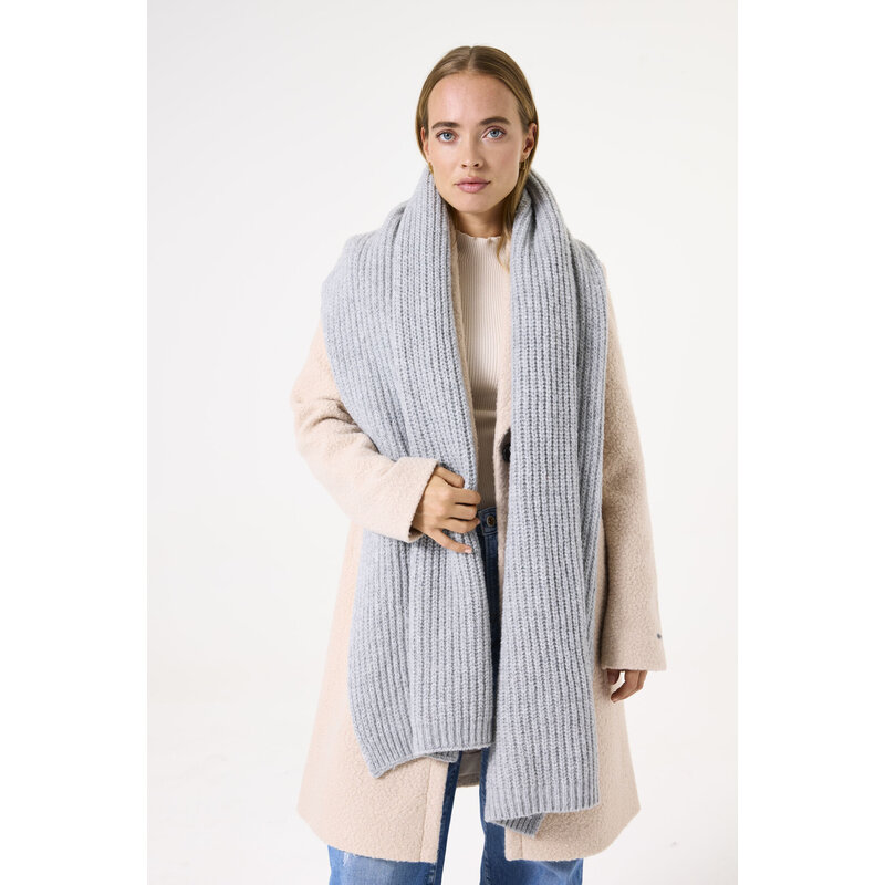 GARCIA GARCIA 25H FOULARD TRICOT GREY MELEE
