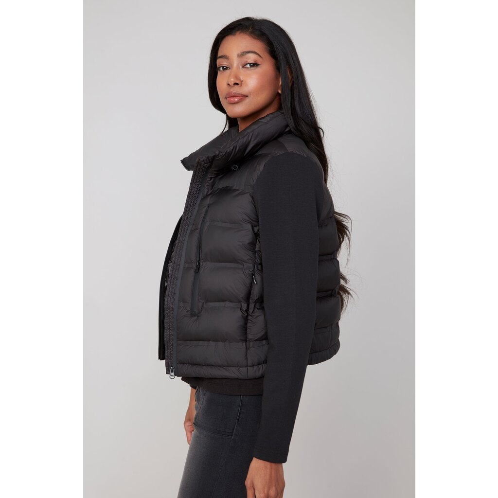 RENUAR RENUAR 25H MANTEAU COURT MATELASSE BLACK