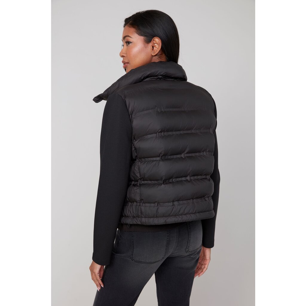 RENUAR RENUAR 25H MANTEAU COURT MATELASSE BLACK