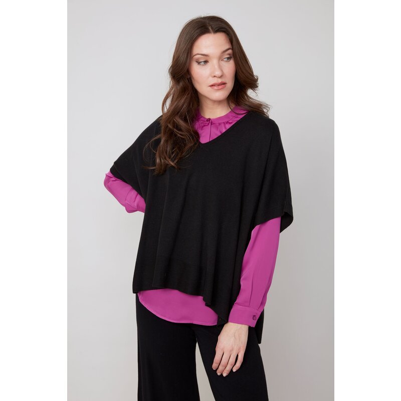 RENUAR RENUAR 25H TOP TRICOT OVERSIZE CARRE BLACK