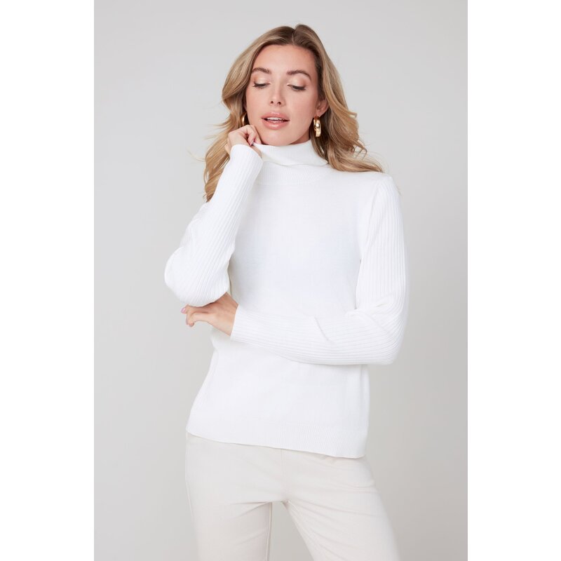 RENUAR RENUAR 25H TOP COL ROULE CREME