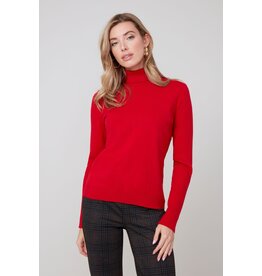 RENUAR RENUAR 25H TOP COL ROULE SCARLET