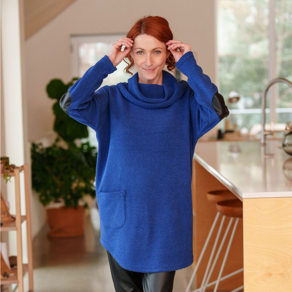 RIEN NE SE PERD TOUT SE CREE RIEN NE SE PERD 25H TUNIQUE MYRIQUE BLEU