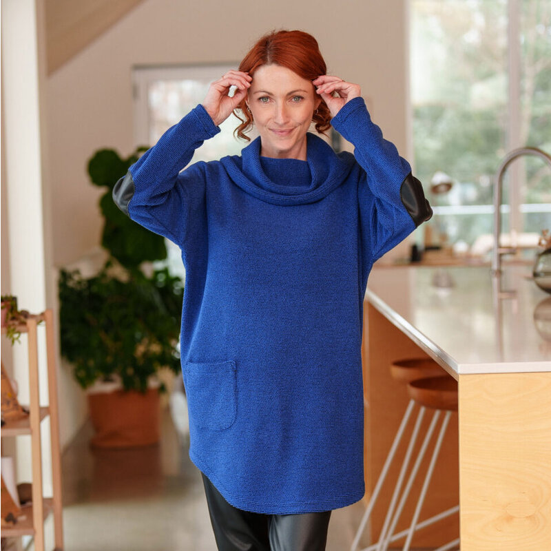 RIEN NE SE PERD TOUT SE CREE RIEN NE SE PERD 25H TUNIQUE MYRIQUE BLEU