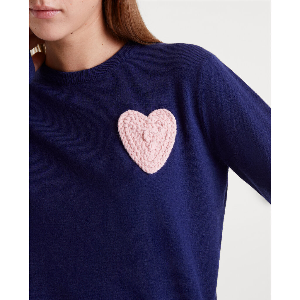 COMPANIA FANTASTICA COMPANIA FANTASTICA 25H CHANDAIL HEART PATCH NAVY
