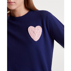 COMPANIA FANTASTICA COMPANIA FANTASTICA 25H CHANDAIL HEART PATCH NAVY