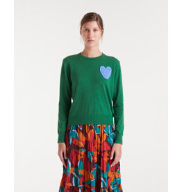 COMPANIA FANTASTICA COMPANIA FANTASTICA 25H CHANDAIL HEART PATCH GREEN