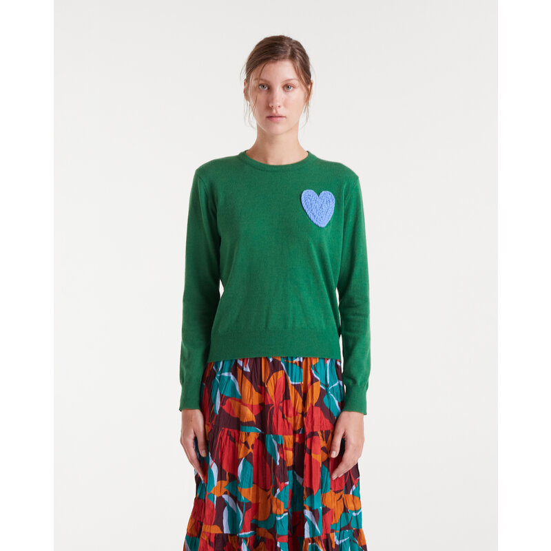 COMPANIA FANTASTICA COMPANIA 25H CHANDAIL HEART PATCH GREEN