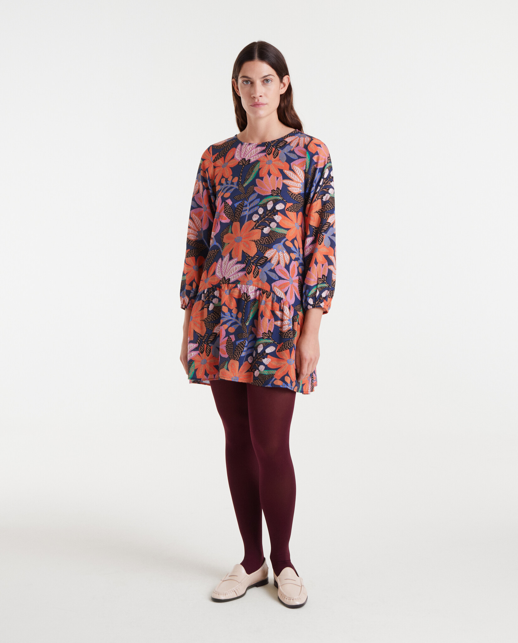COMPANIA FANTASTICA 25H ROBE TIGERLILY FLOWERS MULTI